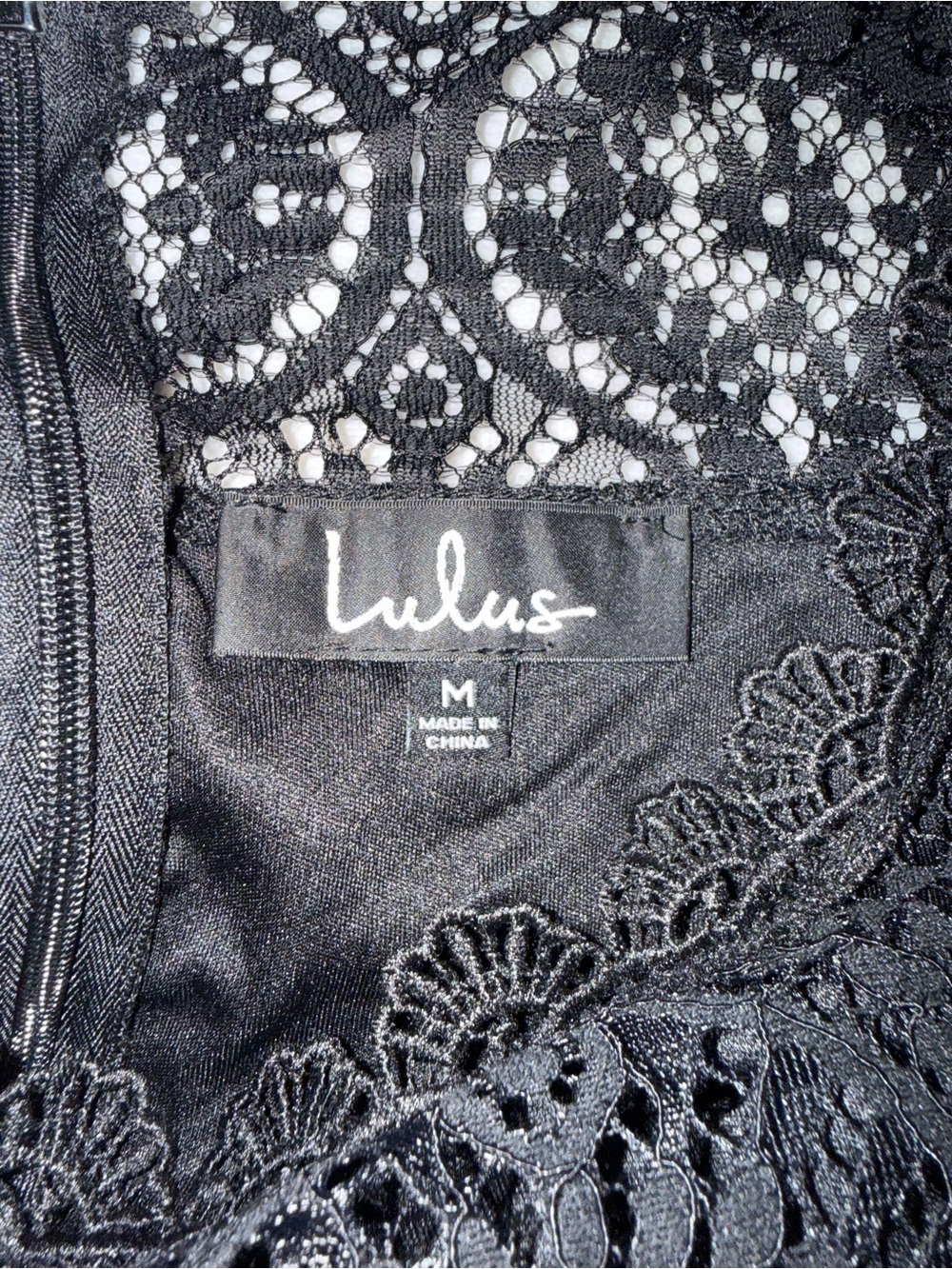 ✨ NWT Lulus Black Lace Dress — Size Medium ✨